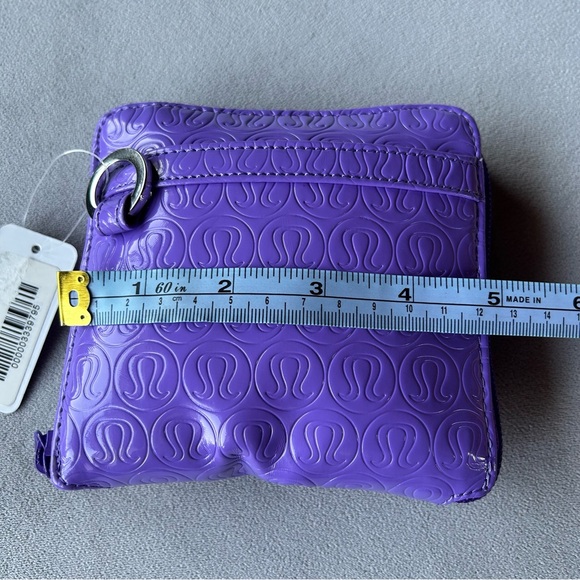 Lululemon ~ Go-Go Shopper ~ Purple ~ Cloth Reusable Zip Up Shopping Bag ~ NWT - Picture 5 of 13